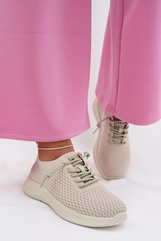  baskets Féminin beige Carmivelle