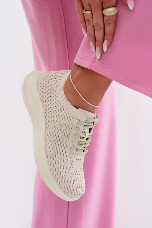  baskets Féminin beige Carmivelle