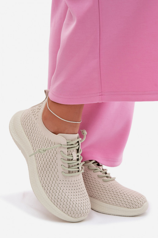  baskets Féminin beige Carmivelle