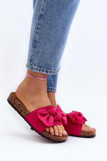 Féminin Chaussonsavec des rubans couleur rose Ezephira 2