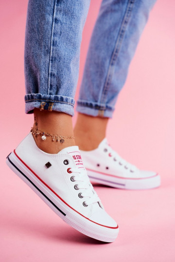 Chaussures de loisirs blanches Big Star T274022