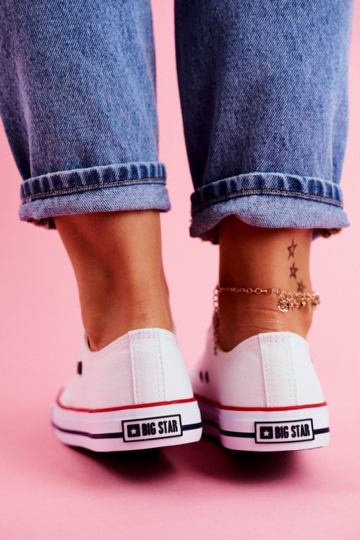 Chaussures de loisirs blanches Big Star T274022