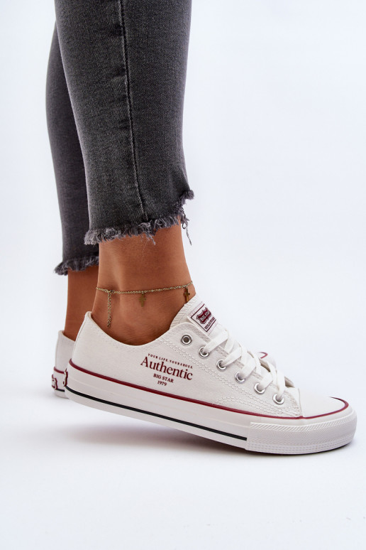 Chaussures femme Big Star NN274235 blanc