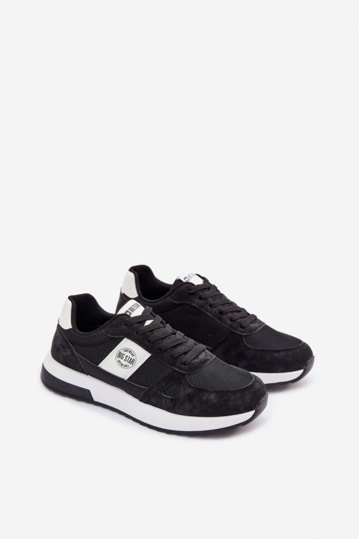 baskets Chaussures modèle baskets pour hommes Big Star TT174352 couleur noire