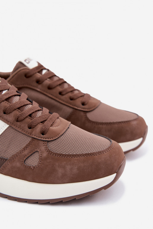 baskets Chaussures modèle baskets pour hommes Big Star TT174353 marron