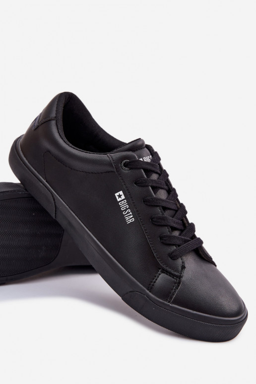 pour hommes chaussures décontractées en cuir écologique Big Star TT174002 couleur noire