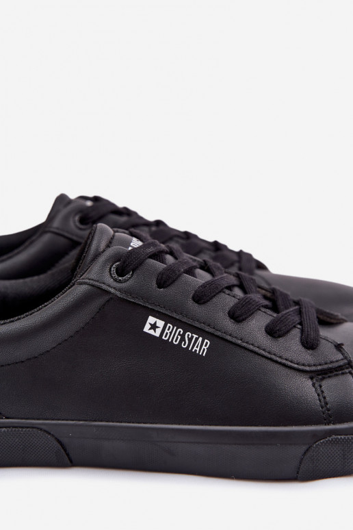 pour hommes chaussures décontractées en cuir écologique Big Star TT174002 couleur noire