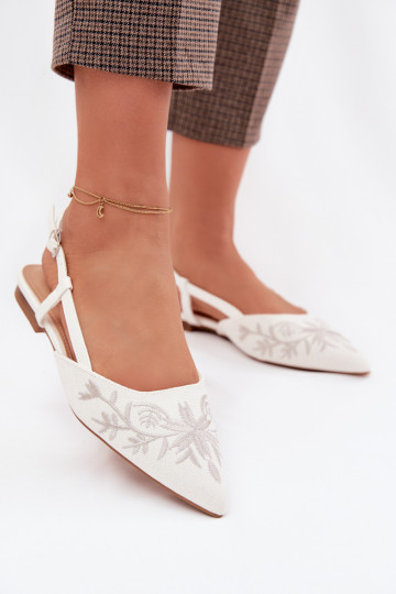 Sandales pour femmesHaftem Activé isocèle couleur blanche Grelia 2