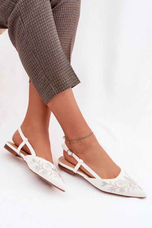 Sandales pour femmesHaftem Activé isocèle couleur blanche Grelia