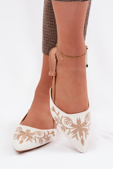 Sandales femme plates avec brides couleur marron Grelia