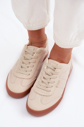 Chaussures de sport femme Big Star TT274358 style décontracté couleur sable