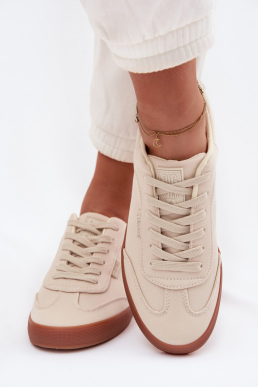 Chaussures modèle baskets Féminin  Big Star TT274358 beige