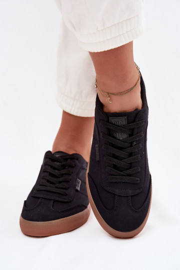 Chaussures de sport femme Big Star TT274356 style décontracté couleur noire 2