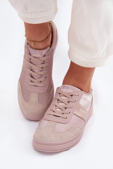 Chaussures modèle baskets Féminin Big Star TT274157 couleur rose
