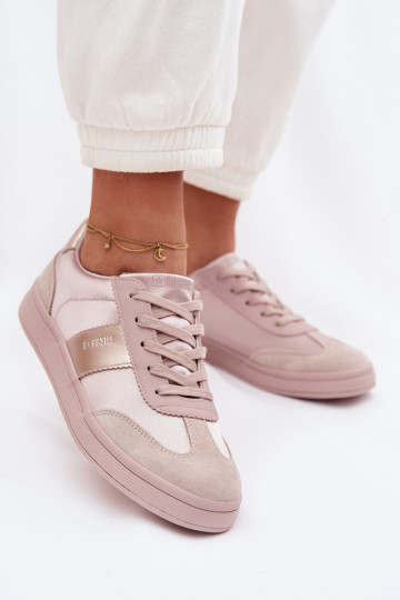 Chaussures modèle baskets Féminin Big Star TT274157 couleur rose 2