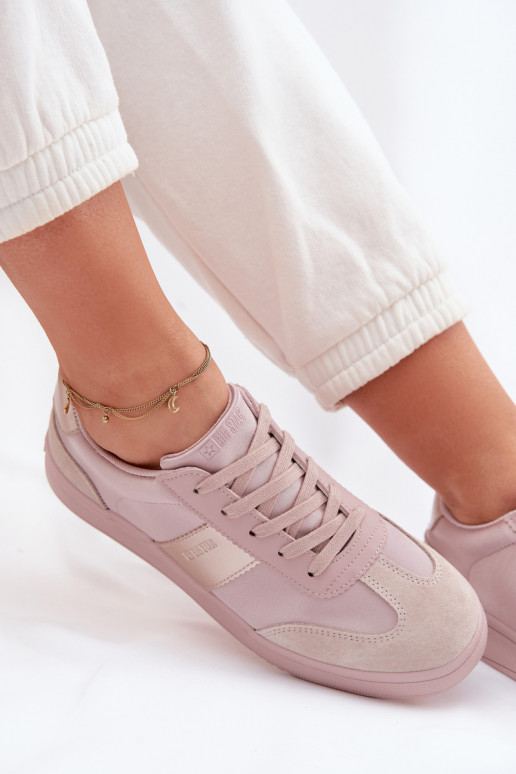 Chaussures modèle baskets Féminin Big Star TT274157 couleur rose