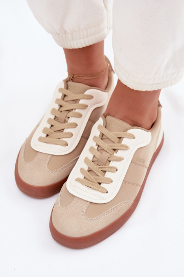Chaussures modèle baskets Féminin Big Star TT274420 beige