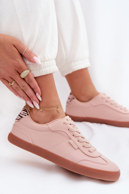 Chaussures modèle baskets Féminin  Big Star TT274359 couleur rose