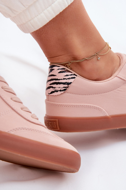 Chaussures modèle baskets Féminin  Big Star TT274359 couleur rose