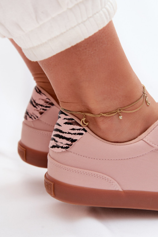 Chaussures modèle baskets Féminin  Big Star TT274359 couleur rose