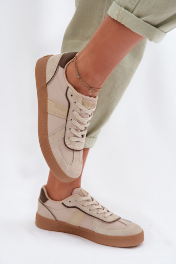 Chaussures de sport femme Big Star TT274174 style décontracté couleur sable
