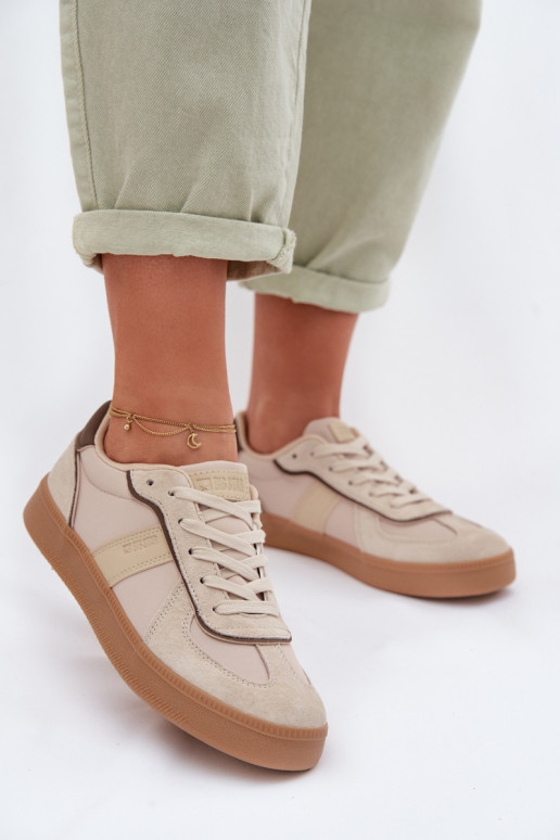 Chaussures modèle baskets Féminin Big Star TT274174 beige