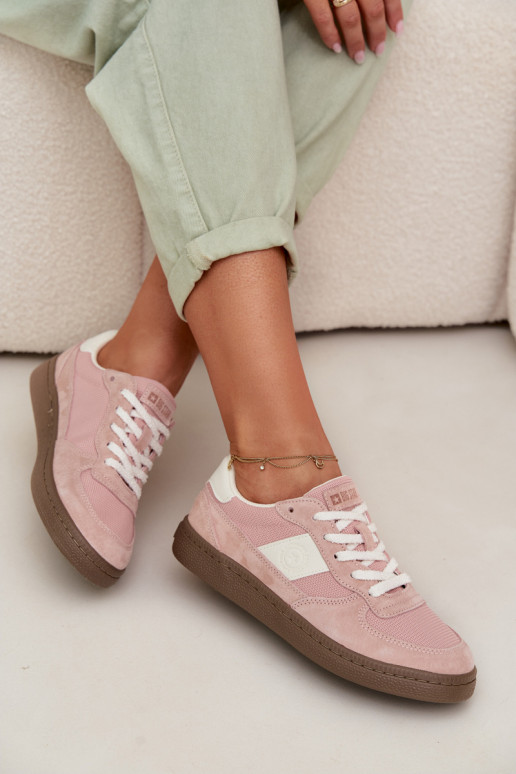 Chaussures modèle baskets Féminin Big Star TT274175 couleur rose