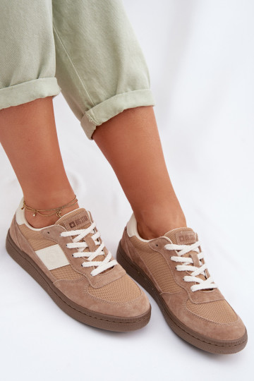 Chaussures modèle baskets Féminin Big Star TT274177 couleur ivoire