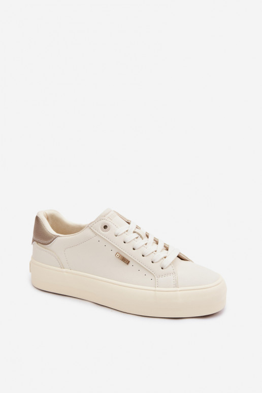 Chaussures modèle baskets avec une plateforme Big Star TT274806 beige