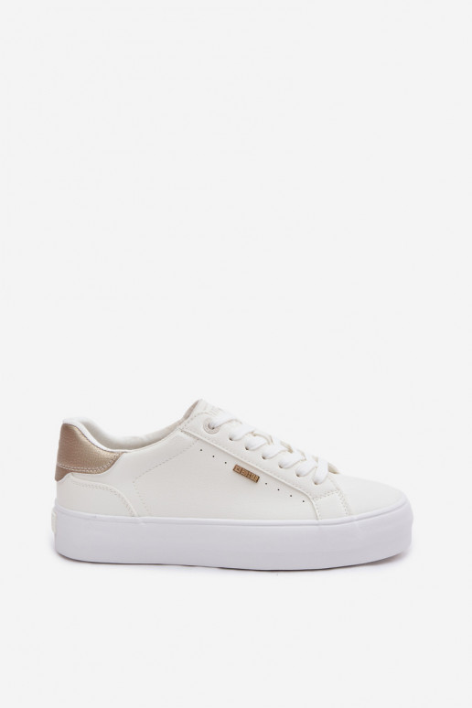 Chaussures modèle baskets avec une plateforme Big Star TT274805 couleur blanche