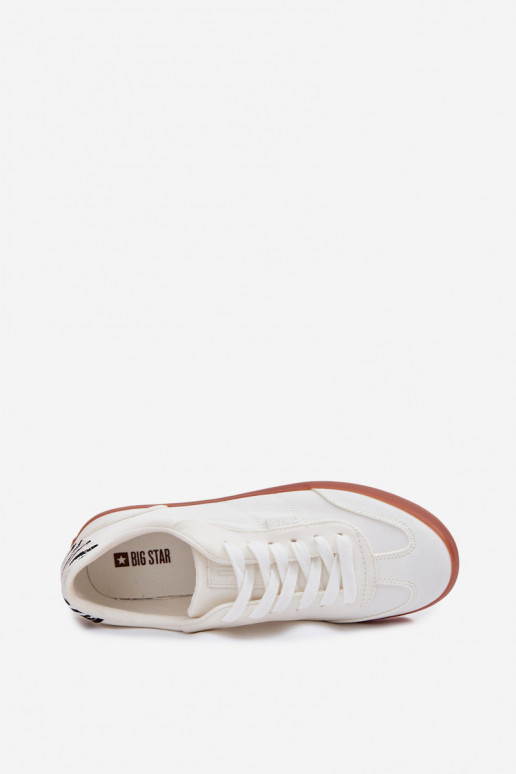 Chaussures modèle baskets Féminin  Big Star TT274357 couleur blanche