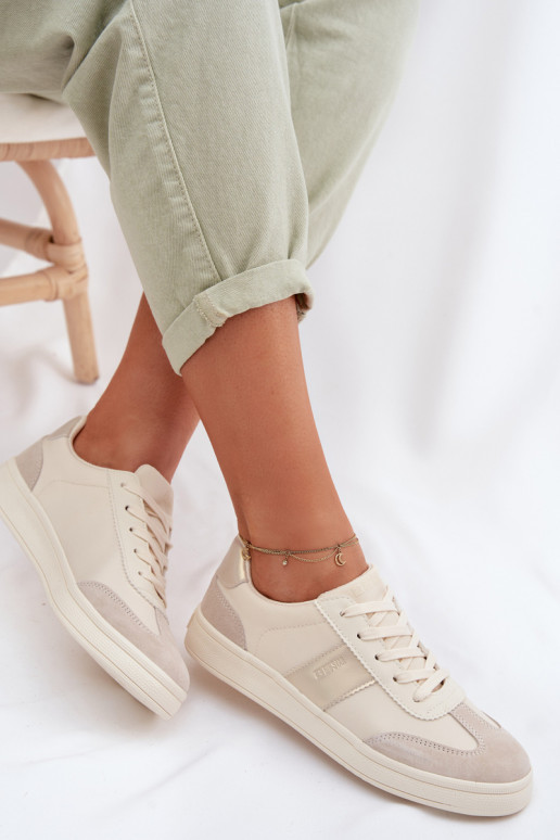 Chaussures modèle baskets Féminin Big Star TT274155 beige