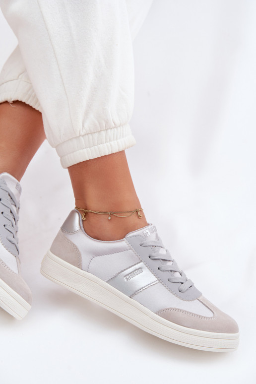 Chaussures modèle baskets Féminin Big Star TT274156 couleur grise