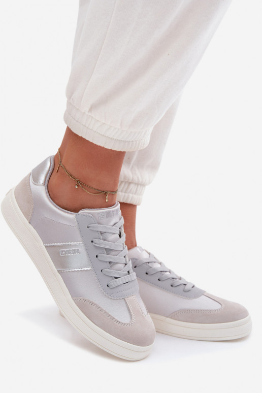 Chaussures modèle baskets Féminin Big Star TT274156 couleur grise