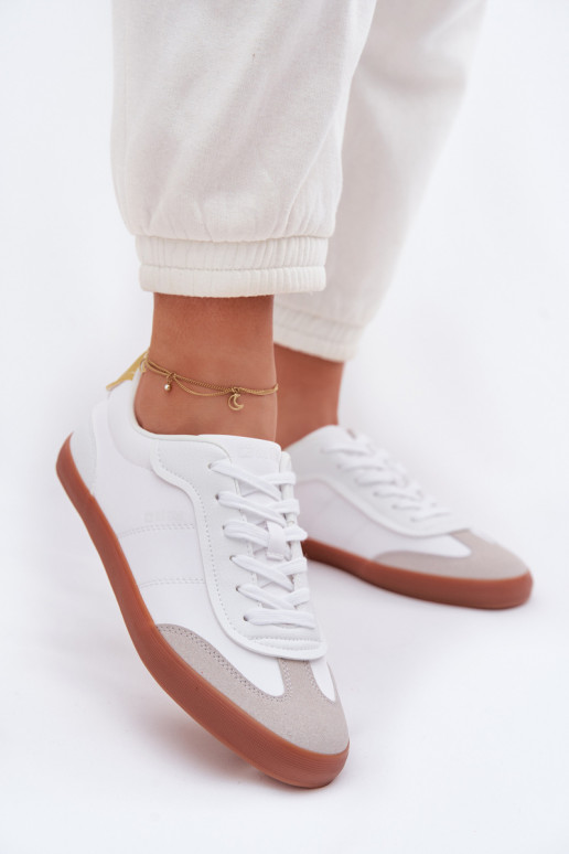 Chaussures modèle baskets Féminin Big Star TT274421 couleur blanche