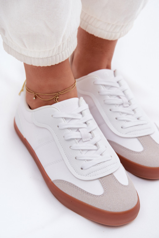 Chaussures modèle baskets Féminin Big Star TT274421 couleur blanche