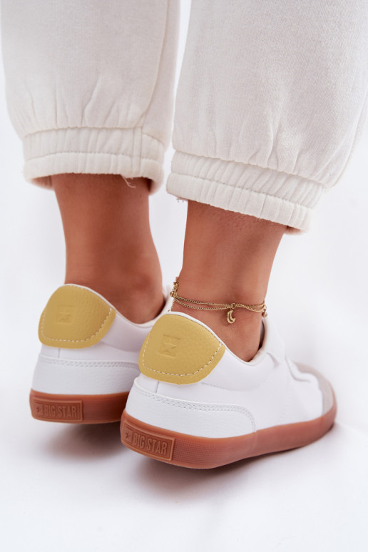 Chaussures modèle baskets Féminin Big Star TT274421 couleur blanche