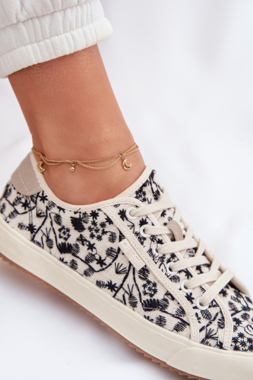 chaussures décontractées Baskets Féminin Big Star TT274842 couleur ivoire