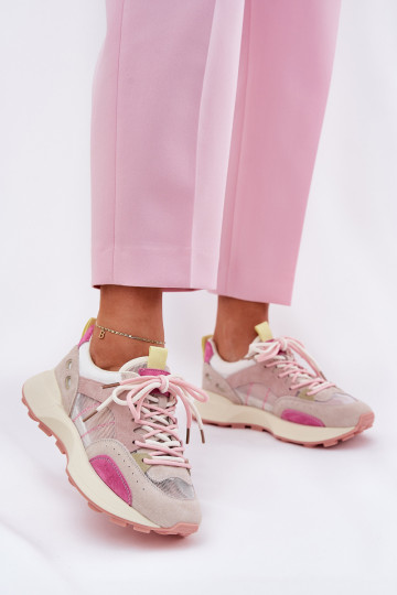 Baskets en daim pour femmes Vinceza 66725 de différentes couleurs
