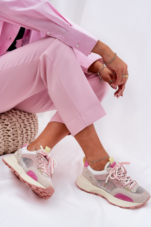 en daim baskets Chaussures modèle baskets Féminin Vinceza 66725 Couleurs différentes