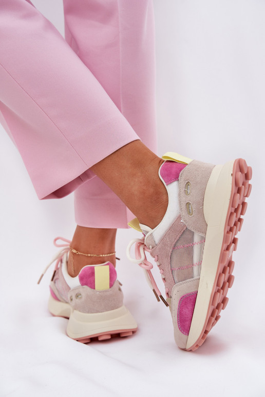 en daim baskets Chaussures modèle baskets Féminin Vinceza 66725 Couleurs différentes