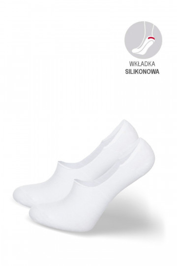 Chaussettes en microfibre pour hommes en coton blanches