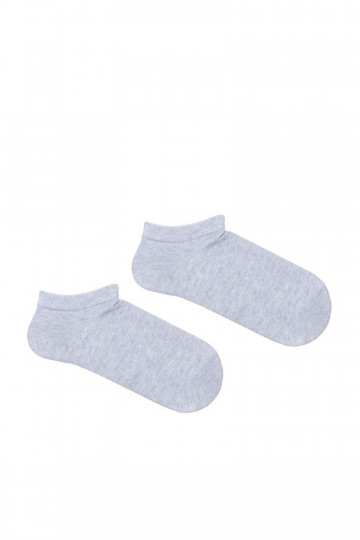 Chaussettes pour enfants grises unies