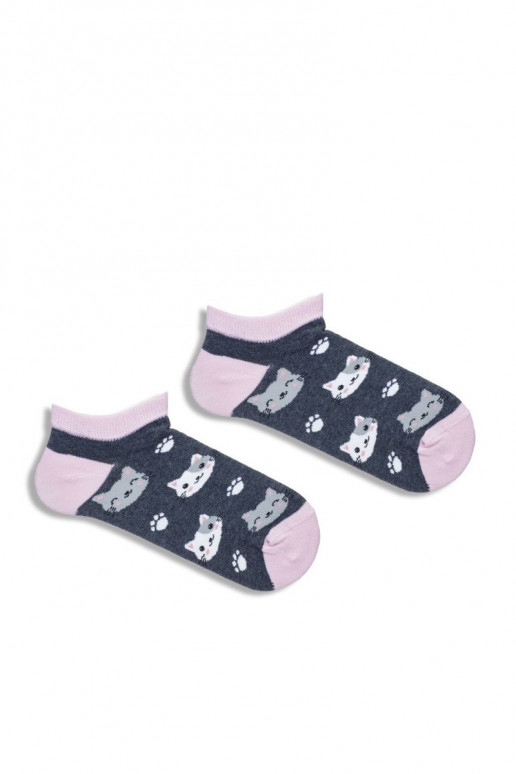 Chaussettes Chats Puéril Jeunesse couleur grise