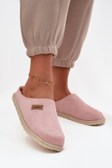 Chaussons Féminin chaussures fait maison Inblu CS000045 couleur rose 2