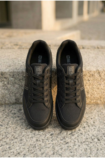 Chaussures modèle baskets pour hommes Big Star TT174310 couleur noire 2