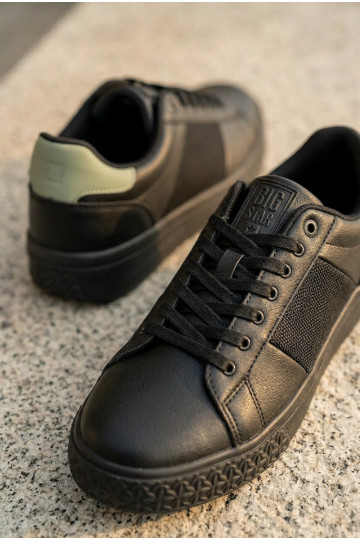 Chaussures modèle baskets pour hommes Big Star TT174301 couleur noire 2