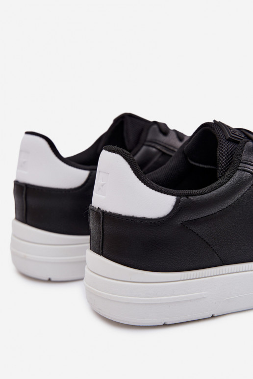 Chaussures modèle baskets pour hommes Big Star TT174332 couleur noire