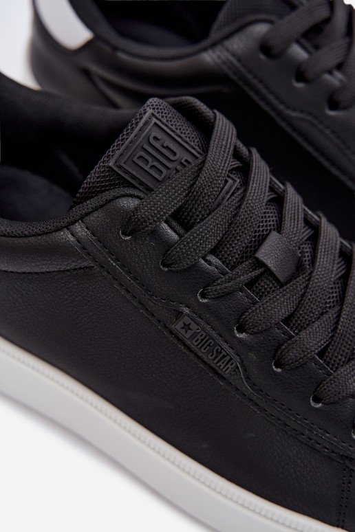 Chaussures modèle baskets pour hommes Big Star TT174332 couleur noire