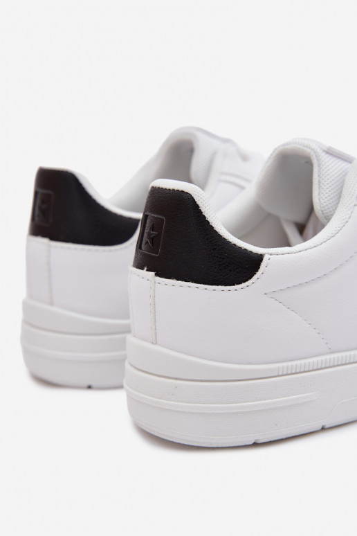 Chaussures modèle baskets pour hommes Big Star TT174331 couleur blanche